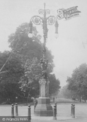 Ornate Lamp Post, Lansdowne Road 1901, Cheltenham