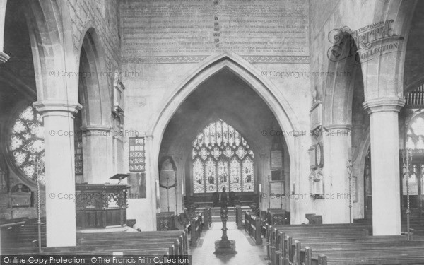 Photo of Cheltenham, Parish Church Interior 1901