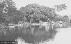 Pittville Park Lake 1931, Cheltenham