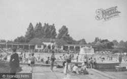 Sandford Park, Open Air Swimming Pool c.1950, Cheltenham