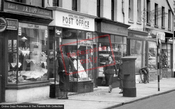 Photo of Cheltenham, Shops In Lower High Street c.1955