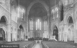 St Matthew's Church Interior 1901, Cheltenham