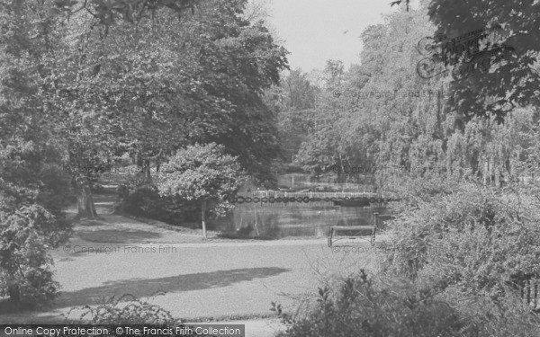 Photo of Cheltenham, The Boating Lake c.1950