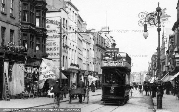 Photo of Cheltenham, Tram, High Street 1906