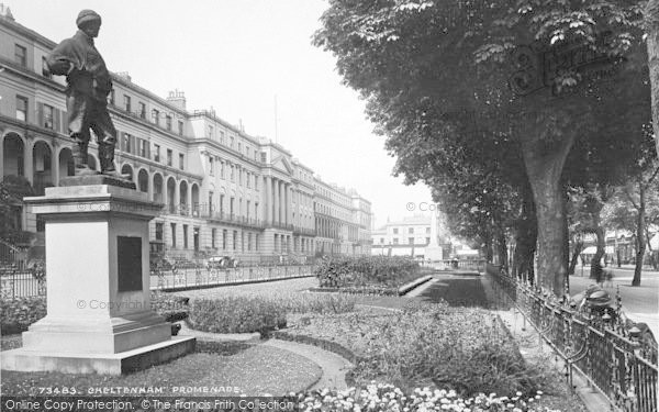 Photo of Cheltenham, Wilson Memorial And Promenade 1923