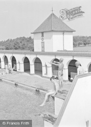 The Camp Swimming Pool c.1950, Chelwood Gate