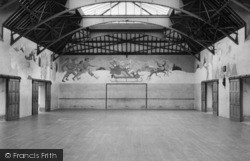 The Play Barn Showing Murals, Isle Of Thorns Camp 1950, Chelwood Gate