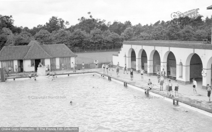 Photo of Chelwood Gate, The Swimming Bath, Isle Of Thorns Camp 1950