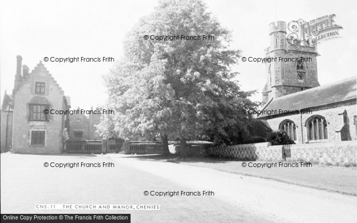 Photo of Chenies, The Church And Manor c.1950