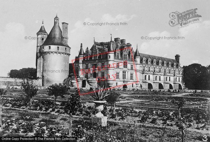 Photo of Chenonceaux, Chateau De Chenonceau, Gardens c.1930