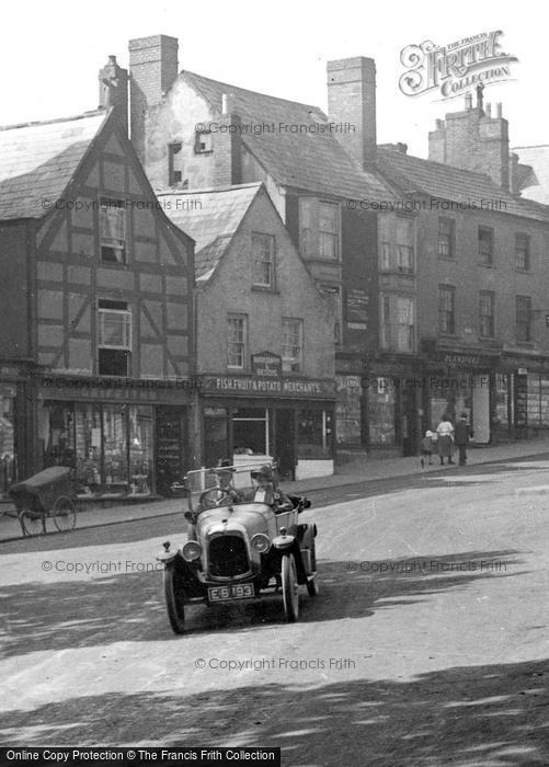 Photo of Chepstow, Car In Beaufort Square 1925