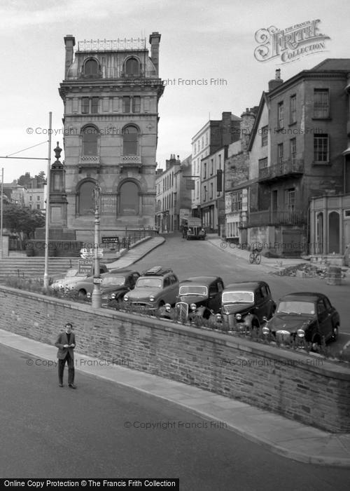 Photo of Chepstow, Cars On Beaufort Square 1957