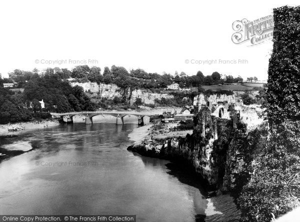 Photo of Chepstow, Castle And River Wye Bridge c.1930