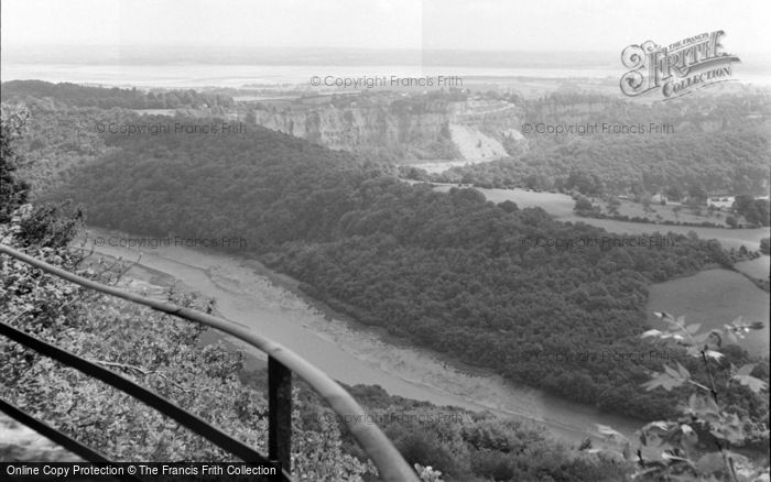 Photo of Chepstow, General View Near Wyndcliff 1959