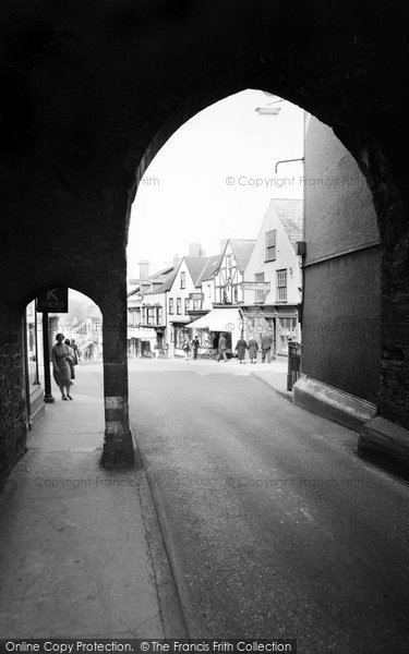 Photo of Chepstow, High Street From Town Gate 1957
