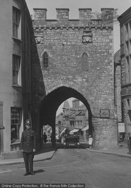 Photo of Chepstow, Policeman 1925