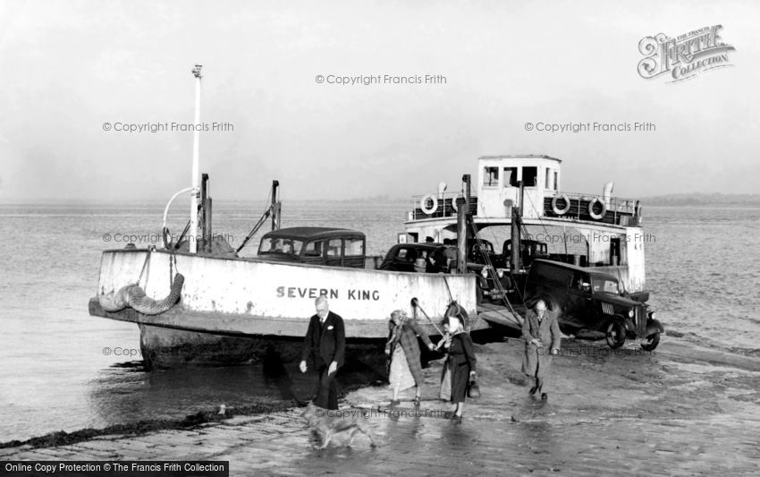 Chepstow, 'Severn King' Ferry, Beachley 1950