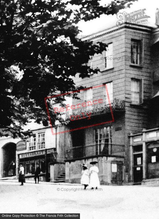 Photo of Chepstow, Shopping In Beaufort Square 1906