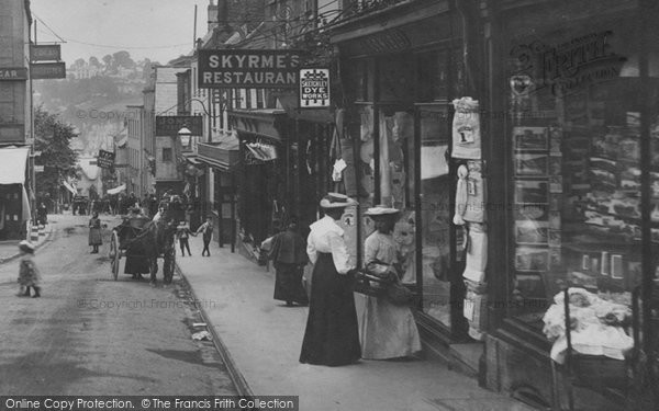Photo of Chepstow, Shopping In The High Street 1906