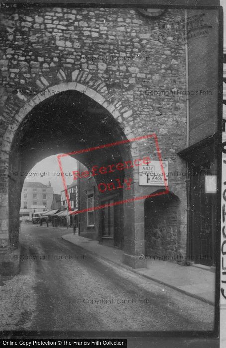 Photo of Chepstow, The Archway From High Street 1936