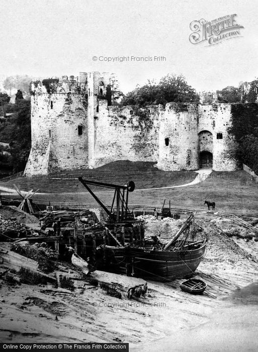 Photo of Chepstow, The Castle And Riverside 1893