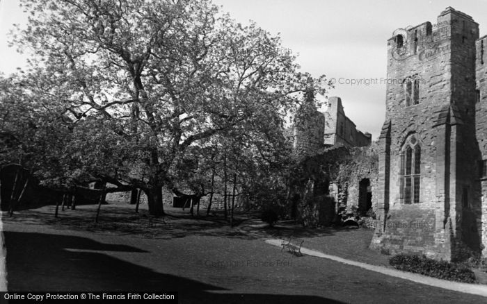 Photo of Chepstow, The Castle And Walnut Tree 1957