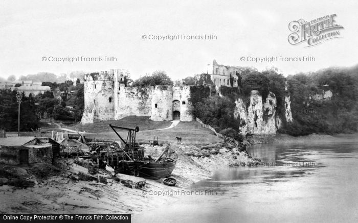 Photo of Chepstow, The Castle From The Bridge 1893