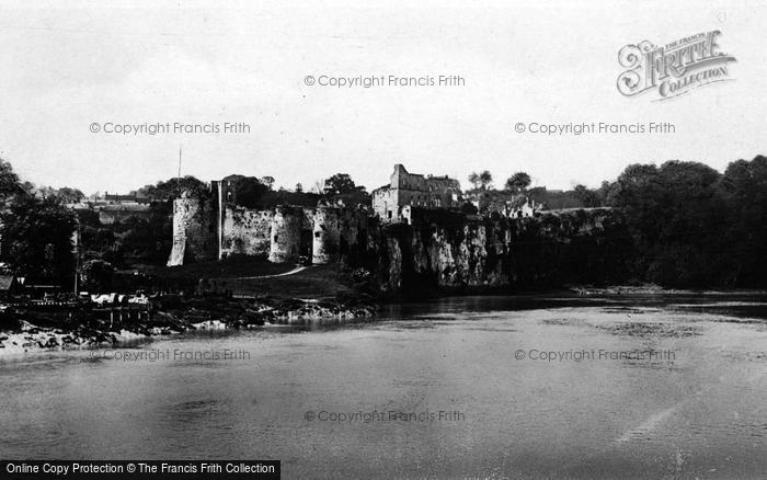 Photo of Chepstow, The Castle From The Bridge c.1935