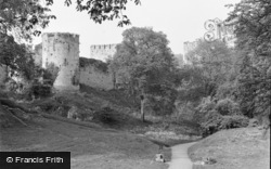 The Castle From The Dell 1957, Chepstow