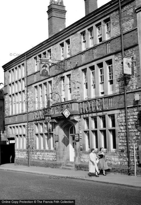 Photo of Chepstow, The George Hotel 1957