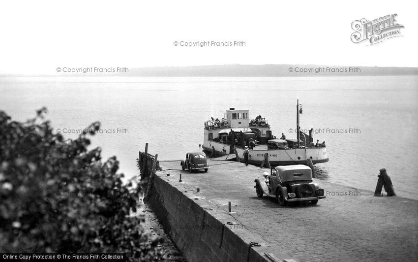 Chepstow, the River Severn Ferry 1936
