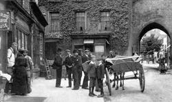 Townsfolk In The High Street 1906, Chepstow
