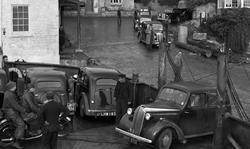 Vehicles On Beachley Ferry 1950, Chepstow