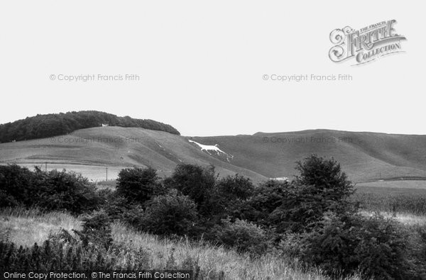 Photo of Cherhill, The White Horse c.1955