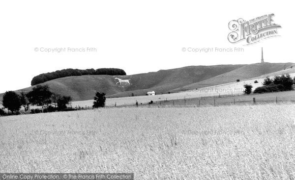 Photo of Cherhill, The White Horse c.1960