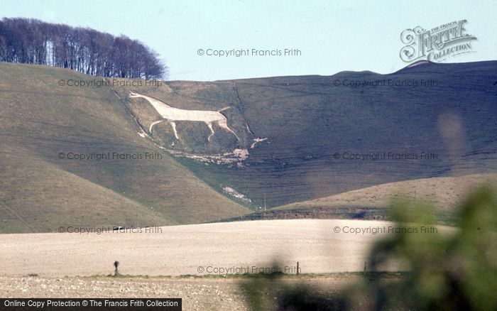 Photo of Cherhill, The White Horse c.1990