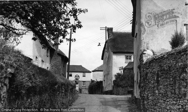 Photo of Cheriton Fitzpaine, The Village c.1955