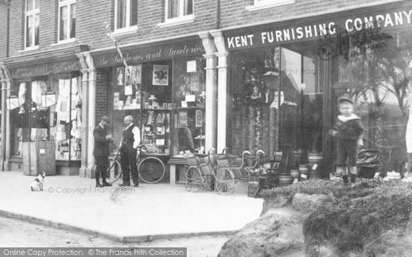Photo of Cheriton, High Street Shops 1903