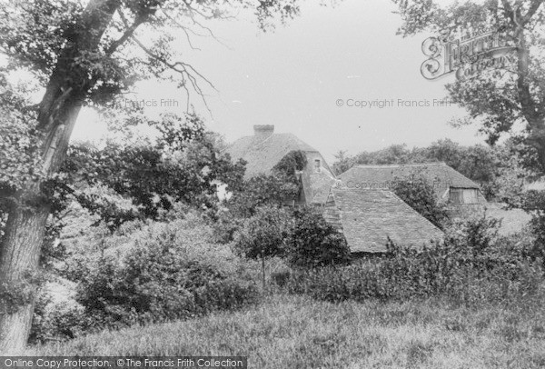 Photo of Cheriton, Old Cottages 1908