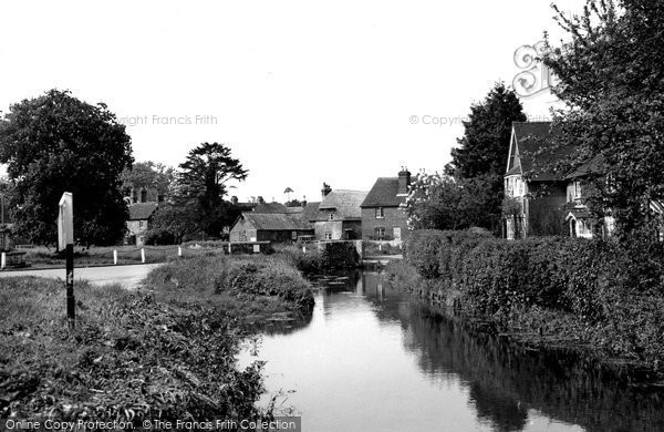 Photo of Cheriton, The River Itchen c.1955