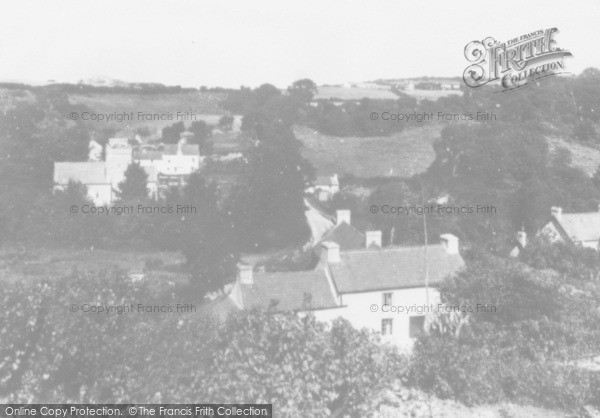 Photo of Cheriton, The Village And St Cadoc's Church 1937