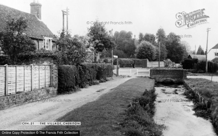 Photo of Cheriton, The Village c.1955