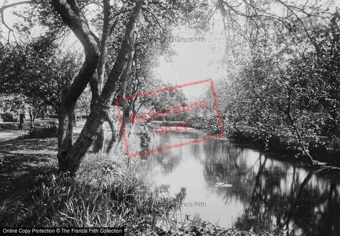 Photo of Chertsey, Abbey Fish Pond 1923