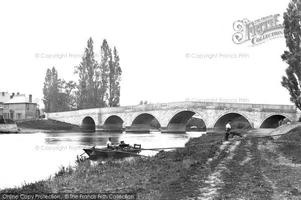 Photo of Chertsey, Bridge And Hotels 1890