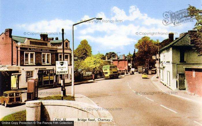 Photo of Chertsey, Bridge Road 1962