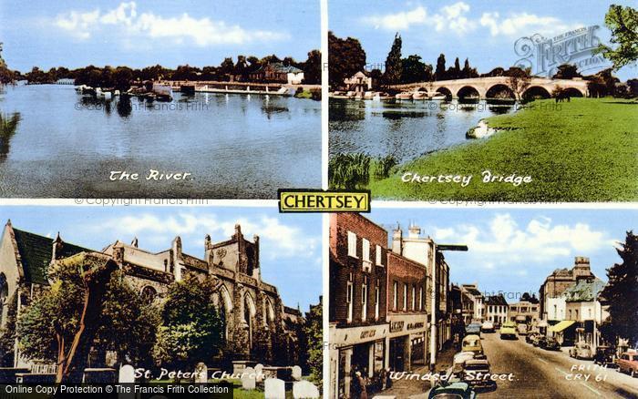 Photo of Chertsey, Composite c.1965