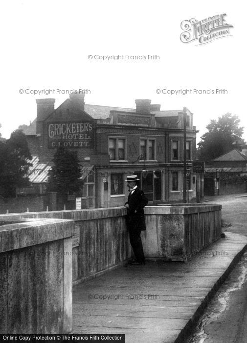 Photo of Chertsey, Cricketer's Hotel 1908