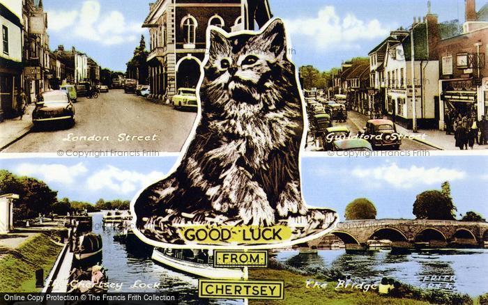 Photo of Chertsey, Good Luck c.1960