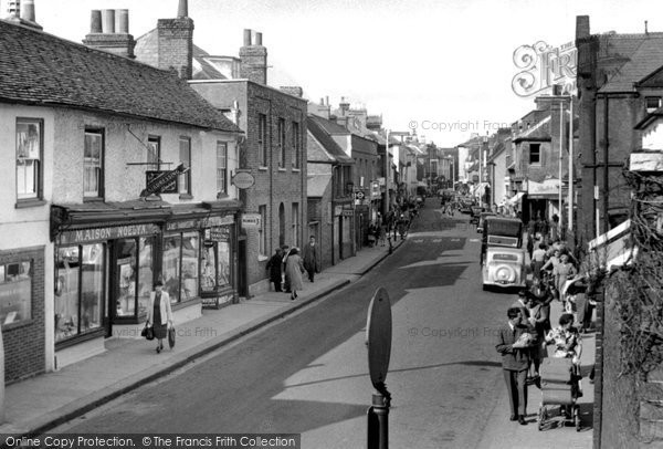 Photo of Chertsey, Guildford Street 1954