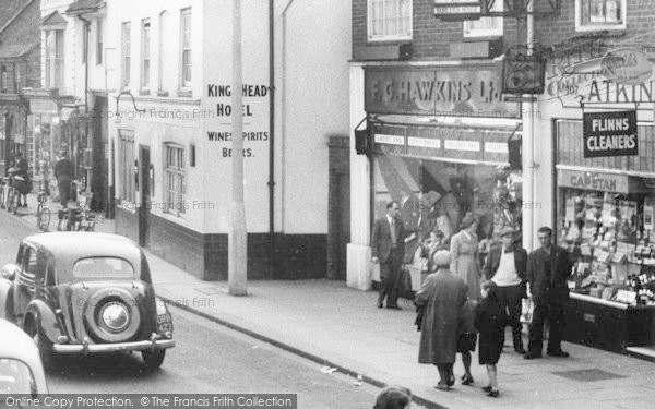 Photo of Chertsey, Guildford Street 1954